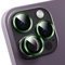 GANGANPRO Pellicola Protettiva per Obiettivo Fotocamera Compatibile con iPhone 13 Pro/iPhone 13 Pro Max,Resistente Graffi,HD Trasparente Obiettivo Vetro Temperato Protettiva Cover - Verde