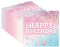40 Stück Rosa Happy Birthday Party Servietten, 33x33cm Happy Birthday Geburtstag Party Einwegpapier Servietten für Mädchen Geburtstag Party Zubehör Dekoration