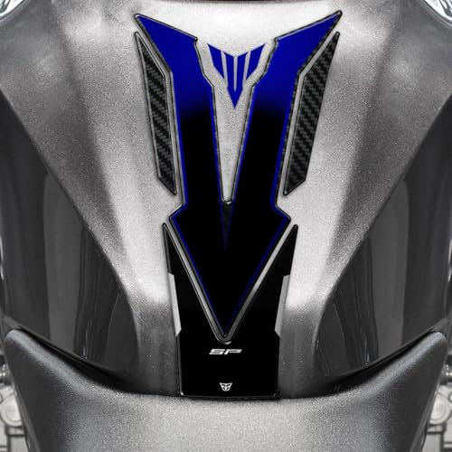 Resin Bike Adesivi Moto Compatibile con Yamaha MT-09 SP 2024-2025. Protezioni Paraserbatoio da Urti e Graffi. Adesivi Resinati con Effetto 3D Made in Italy