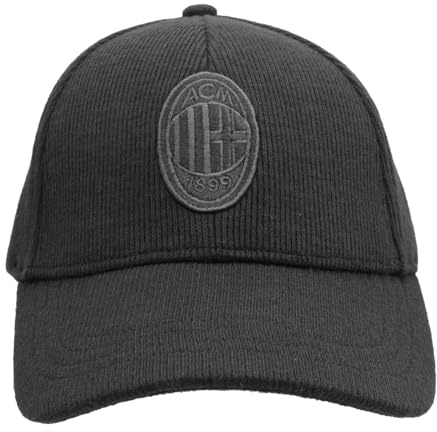 Ac Milan Unisex 143514 Nero Baseballkappe, Schwarz14, One Size
