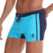 Arcweg Men's Swimming Trunks Shorts with Removable Pad Sport Boxer Swimwear Boxers Underwear Drawstring Summer Beach Board Shorts Elastic Swimsuit Bottom Blue XXL(UK)