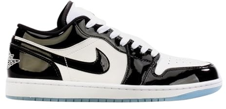Nike Men's Air Jordan 1 Retro Low OG Shoes, White/Black, 11.5 UK