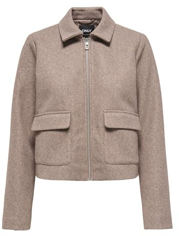 ONLY Damen Onlvela Zip Short Jacket Otw Noos Onlvela Zip Short Jacket Otw Noos (1er Pack)