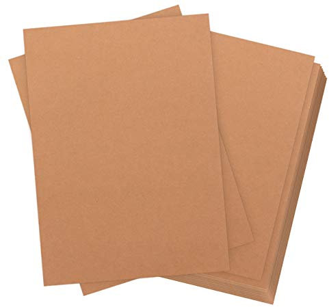 60 Blatt A4 Kraftpapier, 310g Stark, Aus Natürlichem Zellstoff, Glatt und Geruchlos, Ideal für Drucken, Schreiben und Basteln