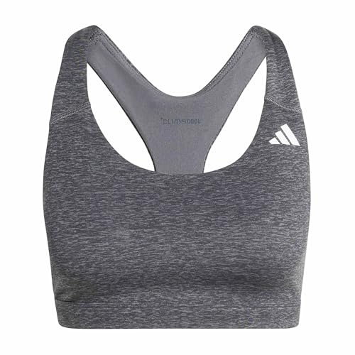 adidas Damen Optime Essentials Workout Heather Medium Support Sport-BH (1er Pack)