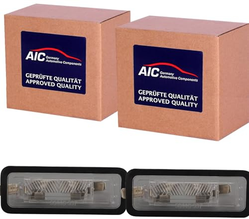 BandelOne 2x AIC Kennzeichenleuchte | 2x 56446 Kompatibel mit Fortwo Cabrio (451),Fortwo Coupe (451)
