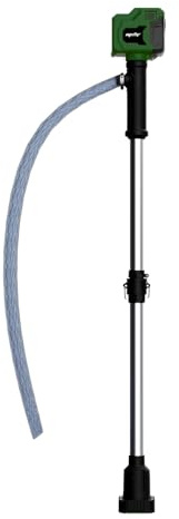 Mellif Pompe à eau sans fil pour tonneau de pluie Makita 18 V, débit max. 2725 l/h, hauteur de refoulement 8 m, pompe à pression submersible, moteur sans balais arrêt automatique, avec tuyau d'eau