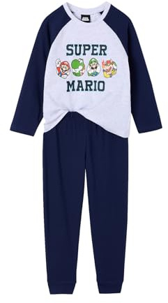 Vertbaudet Schlafanzug Kinder SUPER Mario Marine 152