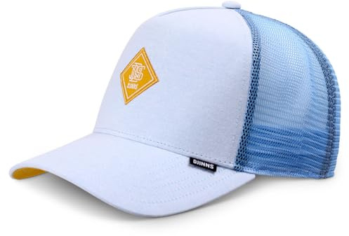Djinns Trucker Cap HFT OxfordContra Light Blue/Mustard