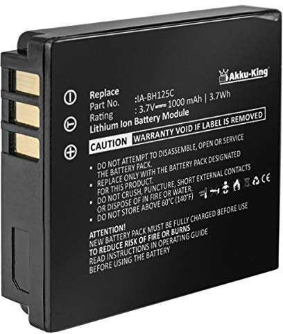 Akku-King Akku kompatibel mit Leica BP-DC4 - Li-Ion 1000mAh - für C-LUX 1, D-LUX 2, D-LUX 3, D-LUX 4