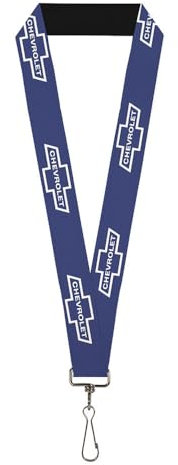 Buckle Down Damen Lanyard-1.0-1965 Chevrolet Bowtie Blue/White Schlsselanhnger, Mehrfarbig, Einheitsgröße