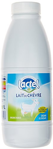 Lactel Ziegenmilch, halb-gebremst, 1 l, 6 Stück