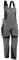 Grizzlyskin Latzhose Grau/Schwarz L60 - Workwear Arbeitshose für Männer & Damen, Unisex Blaumann, Codura-Schutzhose mit vielen Taschen