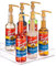 Acrylic Bottle Holder Wine Display Riser | 6 Bottles, 2 Tier Rack | Bar Counter-Top Display Stand | Wine Rack Holder for Kitchen, Pantry, Fridge | Storage Organizer for Wine, Soda, Syrups and Beer