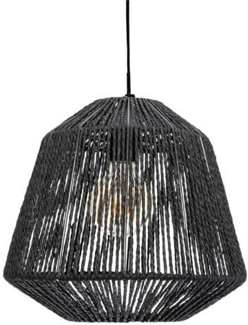 Atmosphera - Suspension Jily noire - corde D29 cm