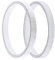 kuou 1 Pair Shirt Sleeve Holders, Adjustable Garter Armbands Silver Shirt Armbands Anti-slip Metal for Men Women