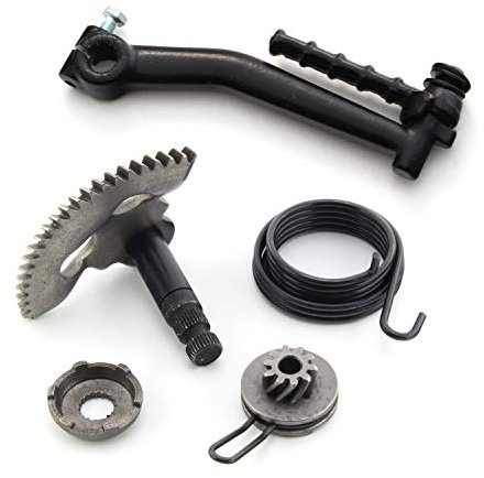 Kickstarter Ritzel, Mitnehmer, Feder Reparatur Revisions Set für China 2 Takt Motoren (50ccm) inkl. Hebel