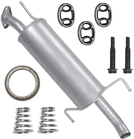 Adamot Endschalldämpfer Auspuff Endtopf für Opel Astra G 2 II Schrägheck 1.4i 16V 1.6i 8V 1.6i 16V 1.8I 16V 2.0i 16V 1.7 TD 1.7 DTI