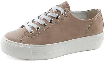 Paul Green Damen, Frauen Low-Top Sneaker,Strassenschuhe,Sportschuhe,Freizeitschuhe,Turnschuhe,Laufschuhe,schnürschuhe,Beige (JA),38 EU / 5 UK
