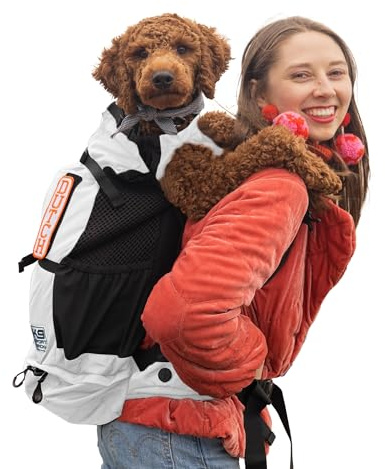 K9 Sport Sack Knavigate - X-Large, Lunar Rock - Ideal for Dogs with 23-25” Back Length - Adjustable, Backpack-Style Carrier with Internal Frame & Padded Hip Belt