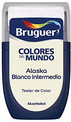Bruguer Tester Colores del Mundo Pintura para paredes plastica monocapa Alaska Blanco Intermedio