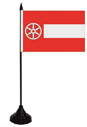 Tischflagge Erfurt Fahne Flagge Tischfahne 10 x 15 cm