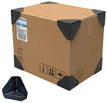 [80 Stück] Versandkarton-Eckenschutz, Kunststoffverpackung, Kantenschutz, Kartonverpackung, Eckenschutz, Rahmen, Eckenschutz, 60 Typen, Handarbeit, Verpackung.
