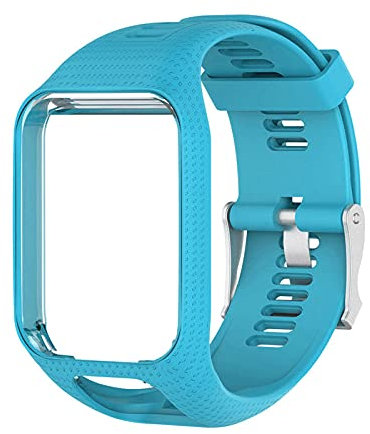 DaMohony Bracelets compatibles avec TomTom, bracelet de montre en silicone de 25 mm, accessoire de rechange à détachement rapide pour Tomtom Runner 3/Runner 2/Spark 3/Adventurer/Golfer 2
