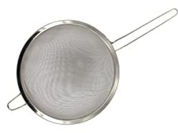 FM Professional 28038 Passoire, Passoire inox, Passoire chinois, Tamis, Chinois, Acier inoxydable, Argent, 15 cm x 11 cm