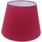 Lampenschirm für Steh- Tischlampen E27/E 14 olivgrün Stoffschirm rund H22.5 cm (rot)