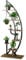 COSTWAY Scaffale per Piante a 7 Livelli, Scaffale a Forma di Mezza Luna con Gancio e Dispositivo Antiribaltamento, Porta Piante e Fiori per Interno e Soggiorno, 60 x 30 x 155 cm (1 PEZZO)