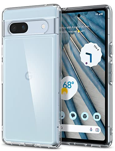 Spigen Ultra Hybrid Hülle Kompatibel mit Google Pixel 7a -Crystal Clear