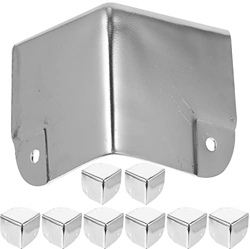 DOITOOL Metall-Eckenschutz 10 STK. -Eckenkante | Abdeckungsschutz Für Gehäuse Gehäuse Eckschutz Dekorative Stoßstangen 5 X 5 cm