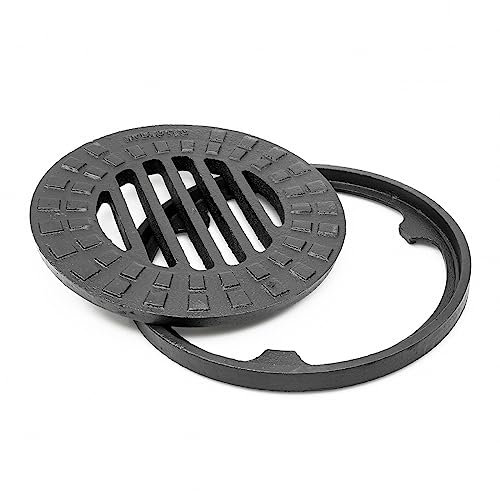 HYDROTEC Hof-Aufsatz Hofablauf Muldenform rund 38cm