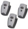 Lote de 3 mandos a distancia para puerta de garaje (868 MHz, compatible con mando a distancia Marantec Digital 302,304,382,384,313,321,323, 131, 2 canales)