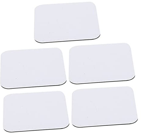IMIKEYA Blank Fridge Magnet Sheets 5pcs Sublimation Fridge Magnets for Refrigerator