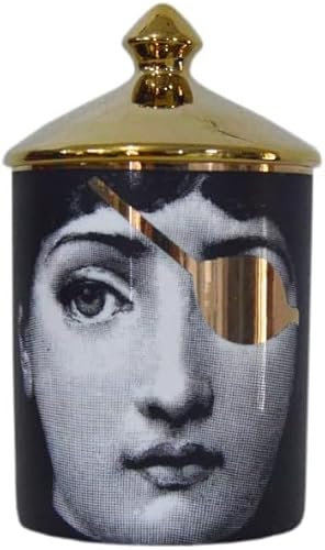 Lina Cavalieri Vaso Ceramica Aromaterapia Candela, Portapenne, Aromi in Ceramica Artistica (A16)