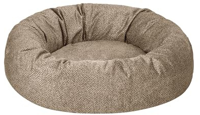 Schecker Hundebett - Bensersiel - Oeko-Tex-zertifizierter Stoff 70 cm Braun
