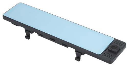 3 Channel Rear View Mirror Camera with Front, Rear, Inside Recording, 3 Display Modes, GPS Track, 180-degree Wide Angle Rearview Mirror Dash Cam ﻿