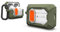 URBAN ARMOR GEAR Plasma Case für die Apple AirPods Pro Hülle [2023, 2022] (Magnetisch, Wireless-Charging kompatibel / Status LED sichtbar, Abnehmbarer Karabinerhaken) olive / transparent