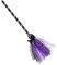 TOYANDONA 2 Pcs Wizard Broom Halloween Broomstick Straw Broom Real Witches Broom Mesh Witches Broom Toy Broom Gauze Clothing Broom Halloween Witch Decorations Decor Purple Plastic