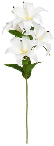 ATMOSPHERA CREATEUR D'INTERIEUR - Stelo di 4 gigli artificiali jago bianco h80cm