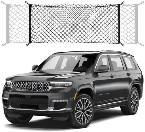 Gepäcknetz kompatibel mit Jeep Grand Cherokee New 2024-2022, Grand Cherokee L 2024 2023 2022 (sowohl 5 als auch 7 Sitze)