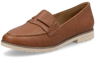 Rieker Damen Low-Top Sneaker 45300, Frauen Halbschuhe,Laufschuhe,straßenschuhe,Strassenschuhe,Sportschuhe,Freizeitschuhe,braun (24),36 EU / 3.5 UK