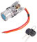 LOVIVER Serrure de sécurité pour boîtier de Batterie Serrure d'allumage pour Voitures Vélos électriques Vélo Serrures de Batterie pour