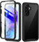 seacosmo Coque pour Samsung A56, Coque Samsung A36 4/5G avec Protection D'écran, 360 Integrale Antichoc Anti-Rayures écran Protection Case Etui Housse pour Samsung Galaxy A56/A36 - Noir