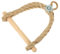PRETYZOOM Handtuchständer Rattan Holz Mediterraner Stil Papierhandtuchrollenhalter Wandhalterung