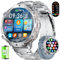 LIGE Smartwatch Herren Militär mit Große 900mAh-Akku, 1,73 AMOLED Großbildschirm Fitnessuhr Herren mit Kompass Barometer, 110+ Sportmodi, IP68 Wasserdicht, Herzfrequenz/Schlafmonitor for Android iOS