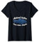 Damen Angelbekleidung Forelle Frau Beim Angeln Ausrüstung Anglerin T-Shirt mit V-Ausschnitt
