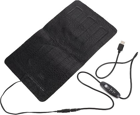 Alasum Tapis Chauffant Électrique pour Reptiles Tapis Chauffant Portable pour Petits Animaux Gardant Au Chaud Pendant Hiver